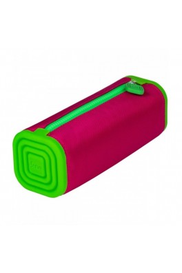 Κασετίνα βαρελάκι σιλικόνης SERVE pink